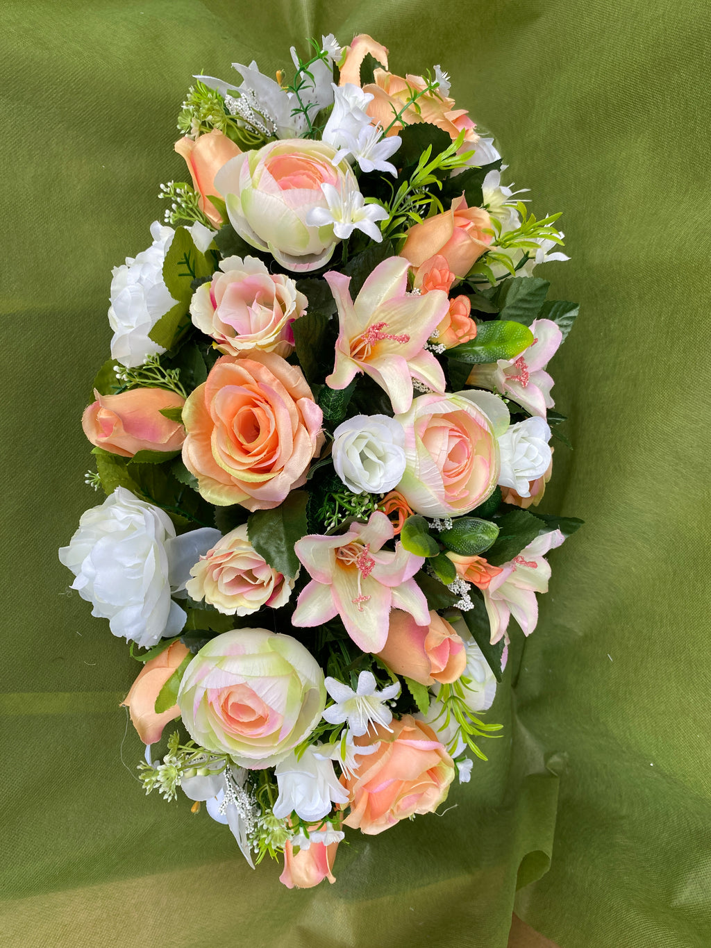Artificial Memorial Floral Spray